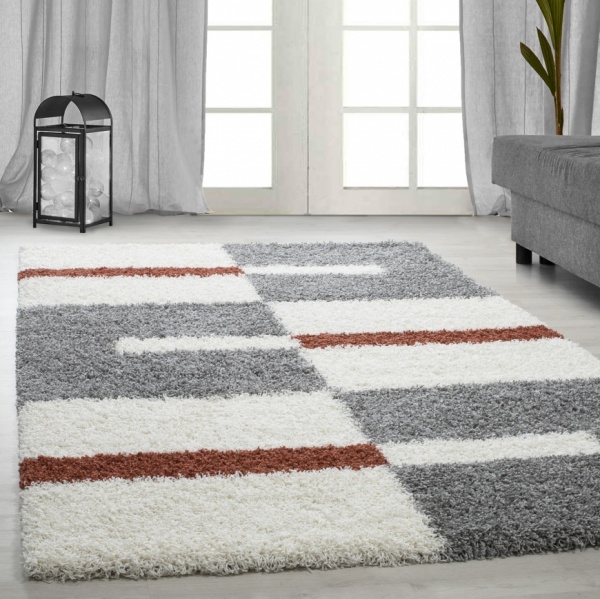 Gala Shaggy Modern Terra Rug